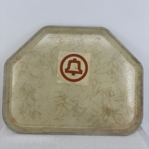 Vtg Si-Lite Pacific Bell Logo Serving Cafeteria Tray Home Decor Kitchen Diner - Picture 1 of 6